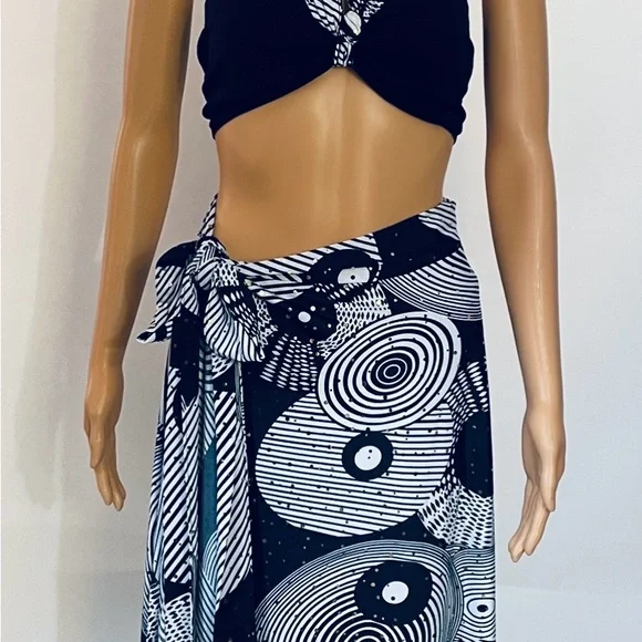 8-way Resort/Beach Wear 4-pc Wrap Ballerina Skirt Set - Picture 6 of 10